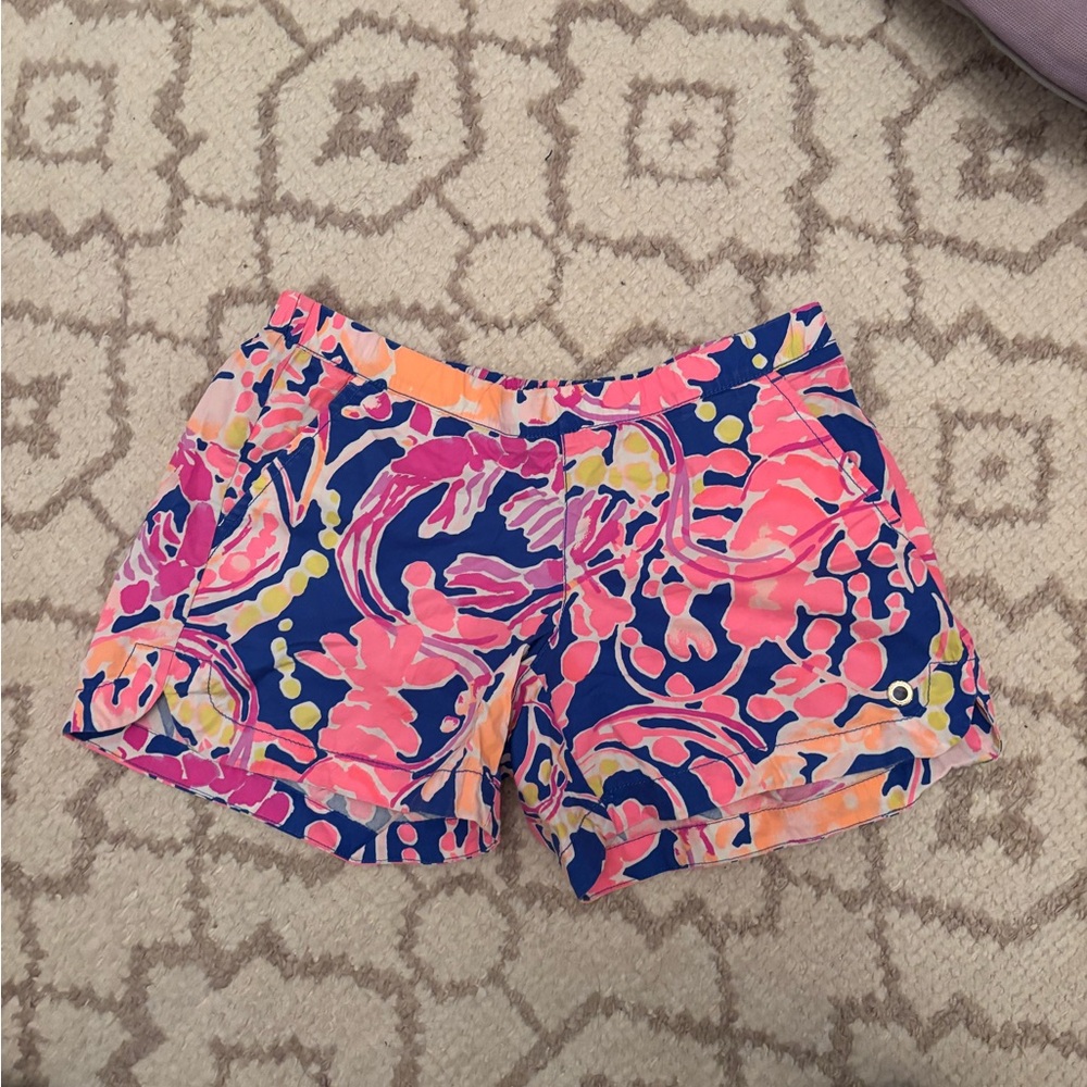 Lilly Pulitzer Pink and Orange Athletic Shorts